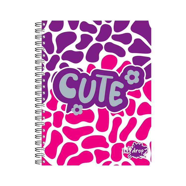 Cuaderno con Espiral Inkdrop Power Tapa Dura A5 16x21 100 Hojas Rayadas Art.57242
